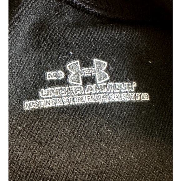 Under Armour Black Fitted Compression Top Nylon Stretch Thick Turtleneck M - Picture 3 of 5